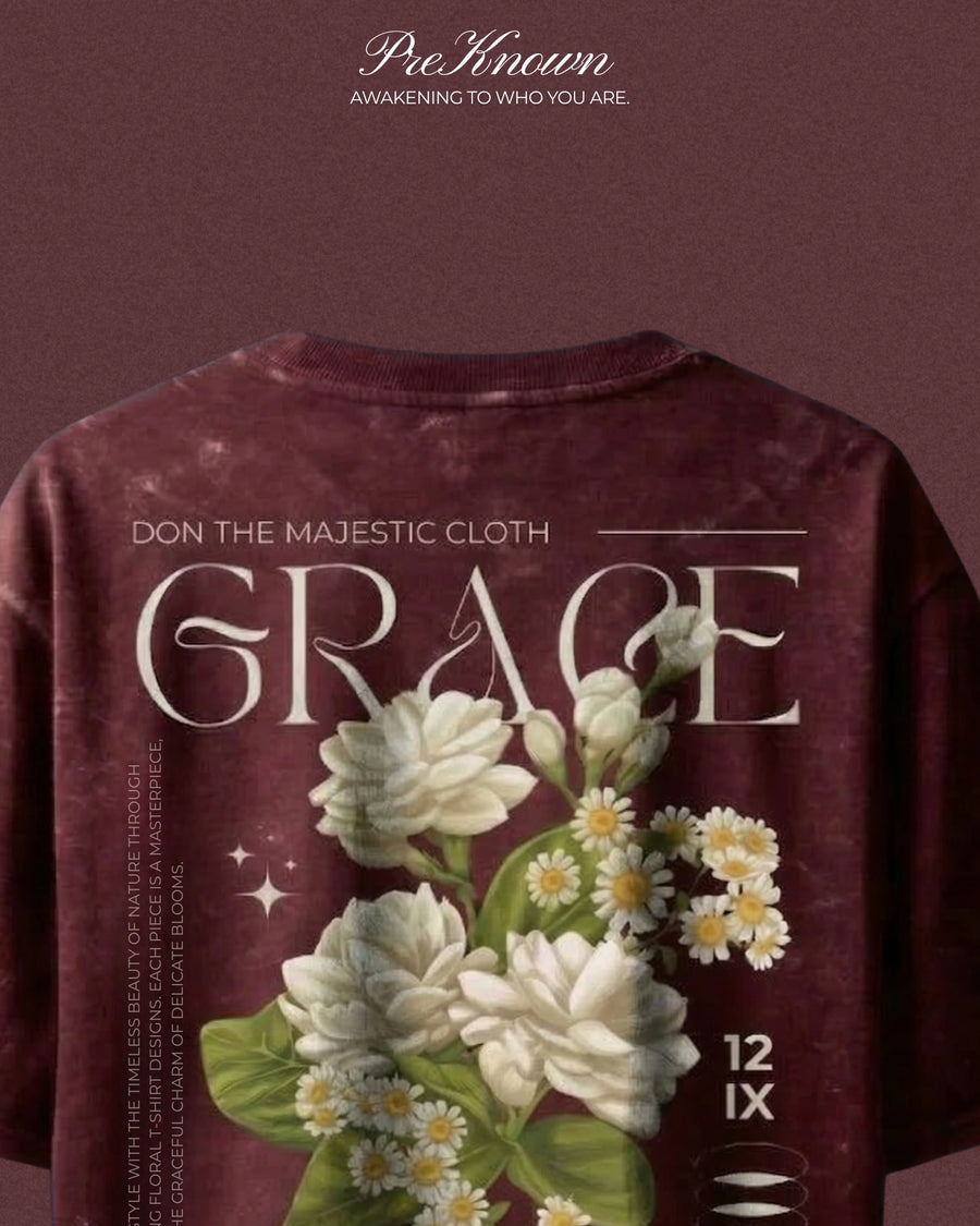 Maroon Majestic Grace T-Shirt