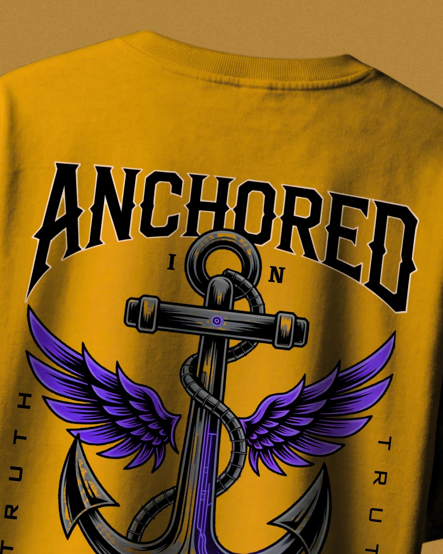 Golden Yellow Anchored T-Shirt