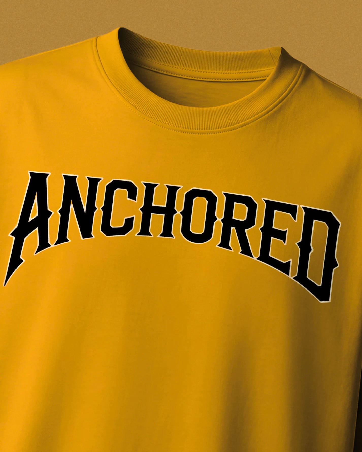 Golden Yellow Anchored T-Shirt