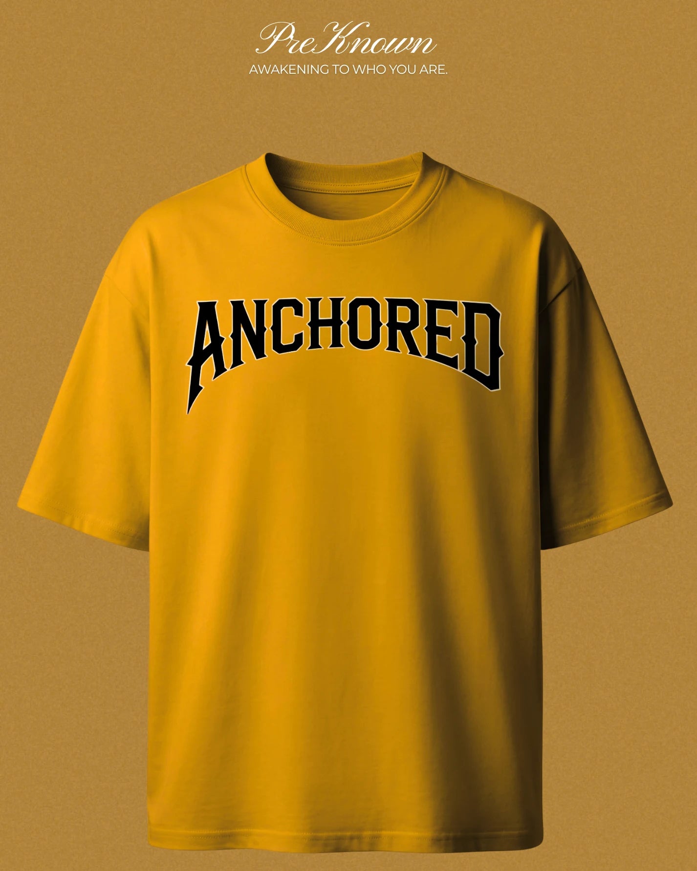 Golden Yellow Anchored T-Shirt