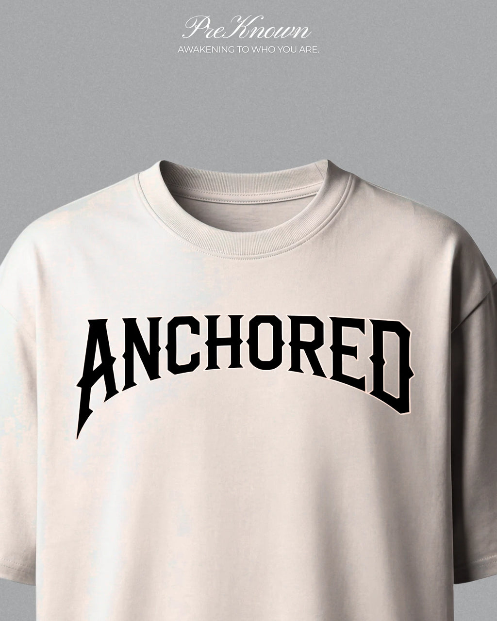 White Anchored in Truth T-Shirt