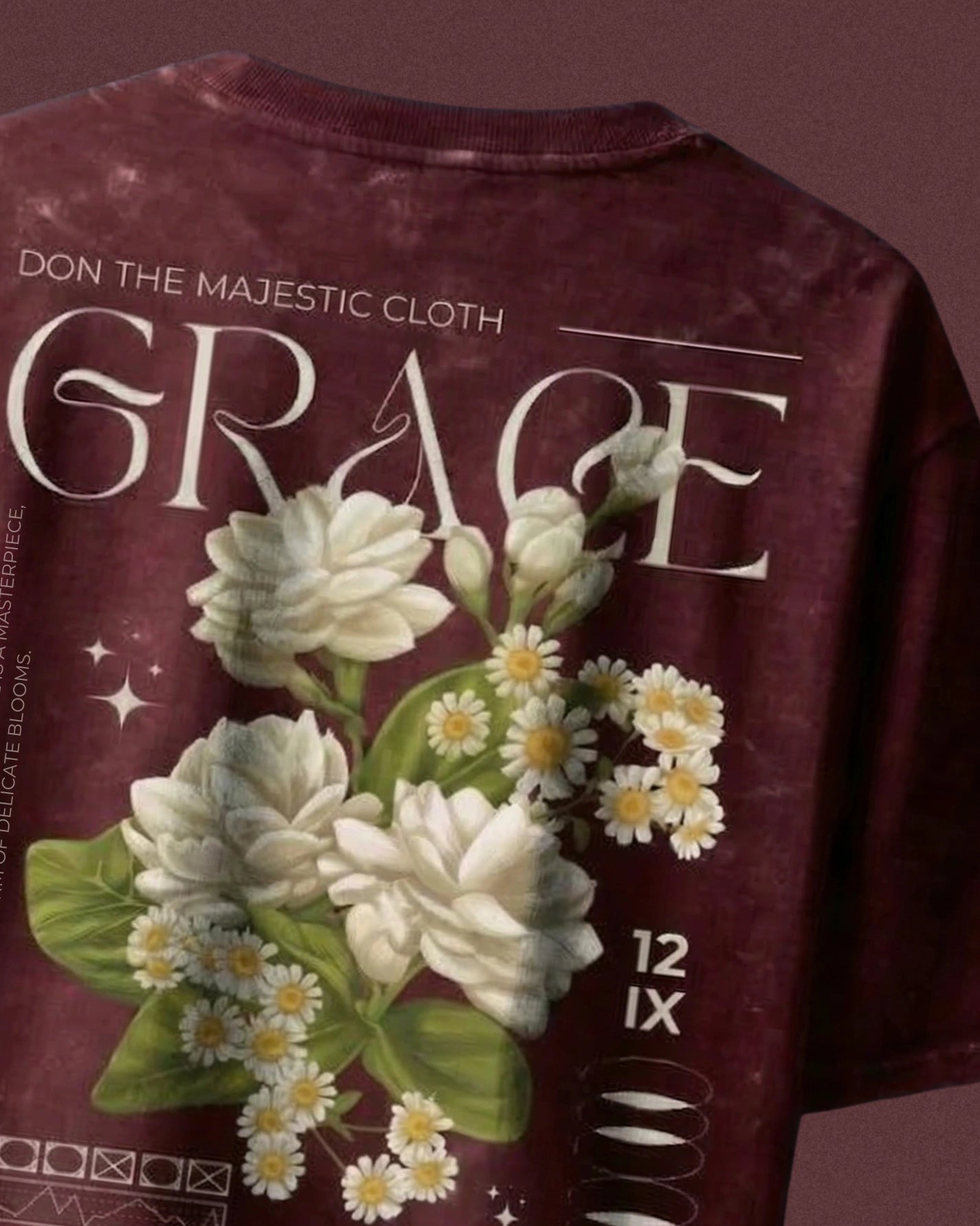 Maroon Majestic Grace T-Shirt