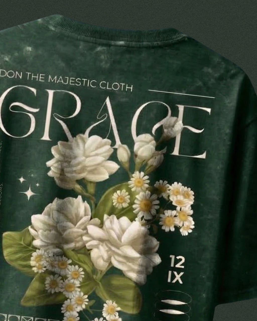 Bottle Green Majestic Grace T-Shirt