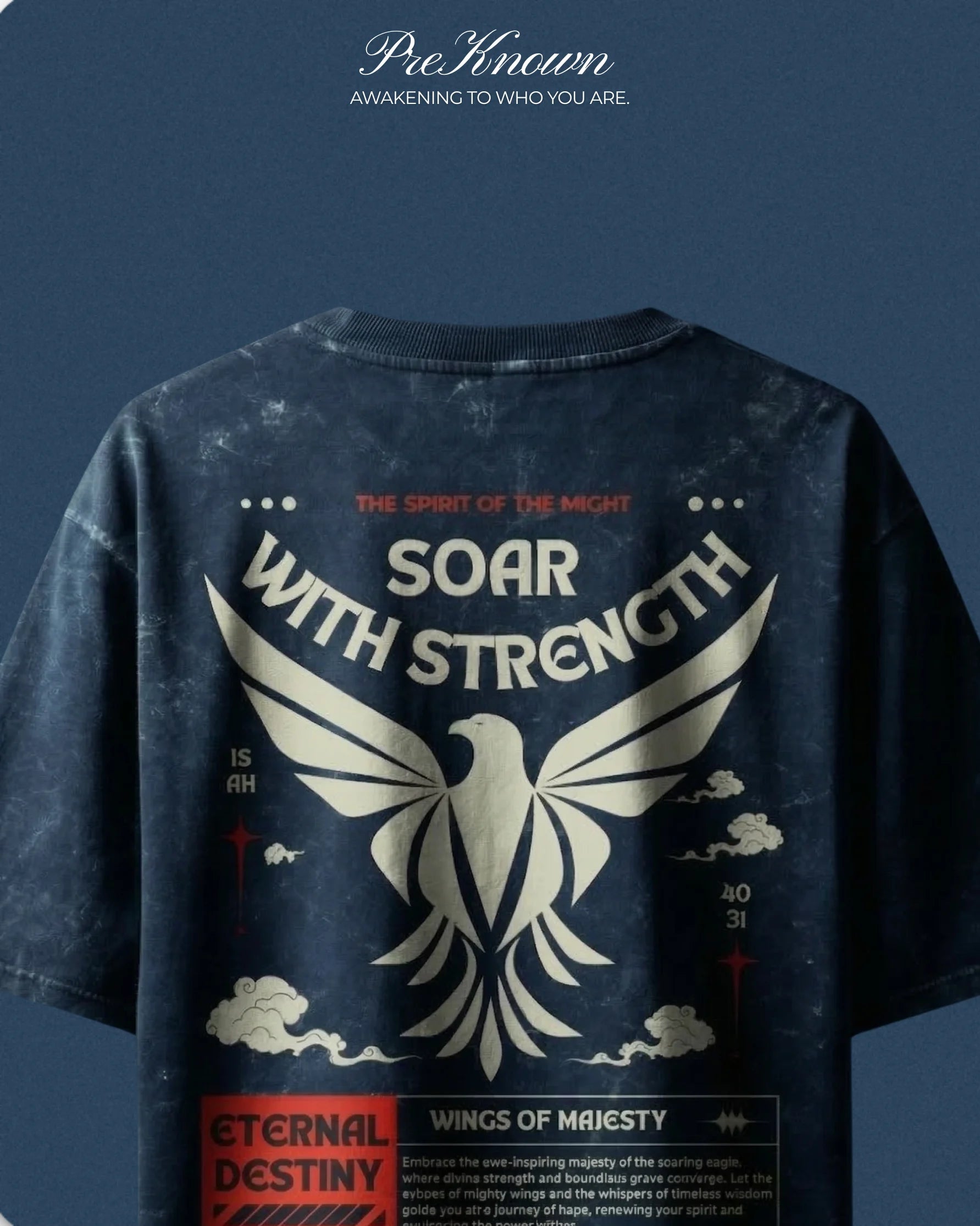 Navy Blue Eternal Soar T-Shirt