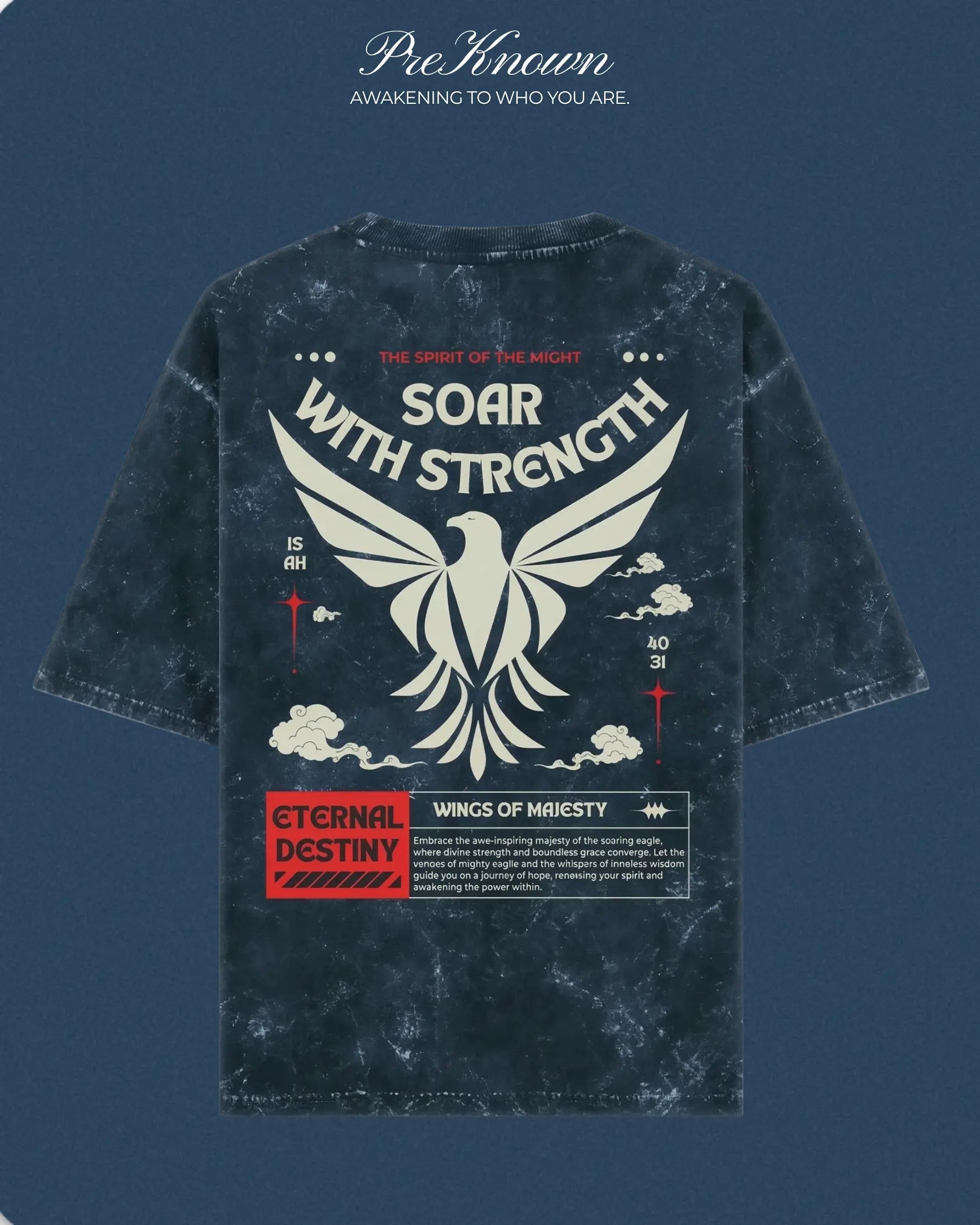 Navy Blue Eternal Soar T-Shirt