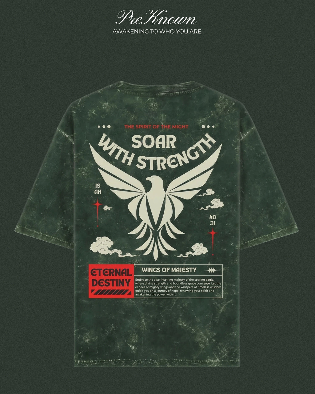 Bottle Green Eternal Soar T-Shirt