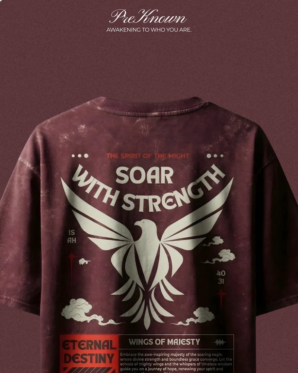 Maroon Eternal Soar T-Shirt