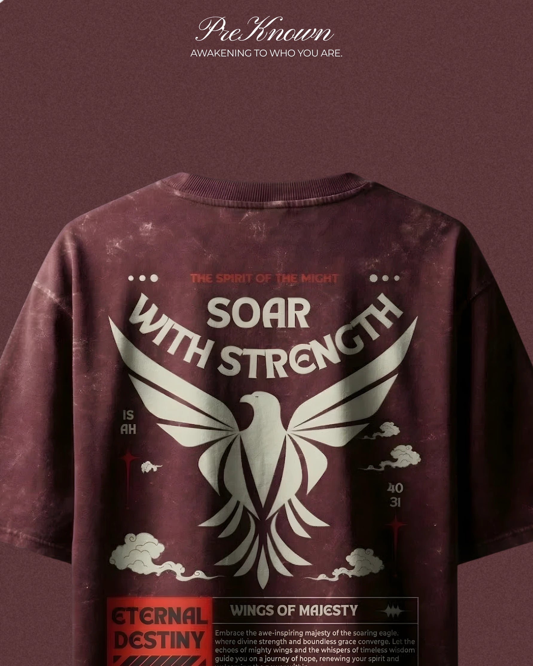 Maroon Eternal Soar T-Shirt