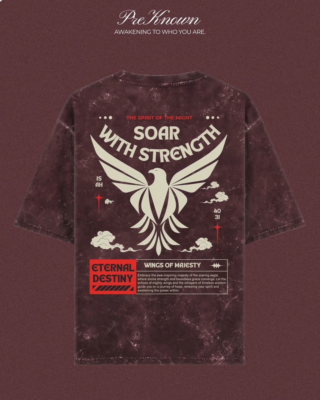 Maroon Eternal Soar T-Shirt