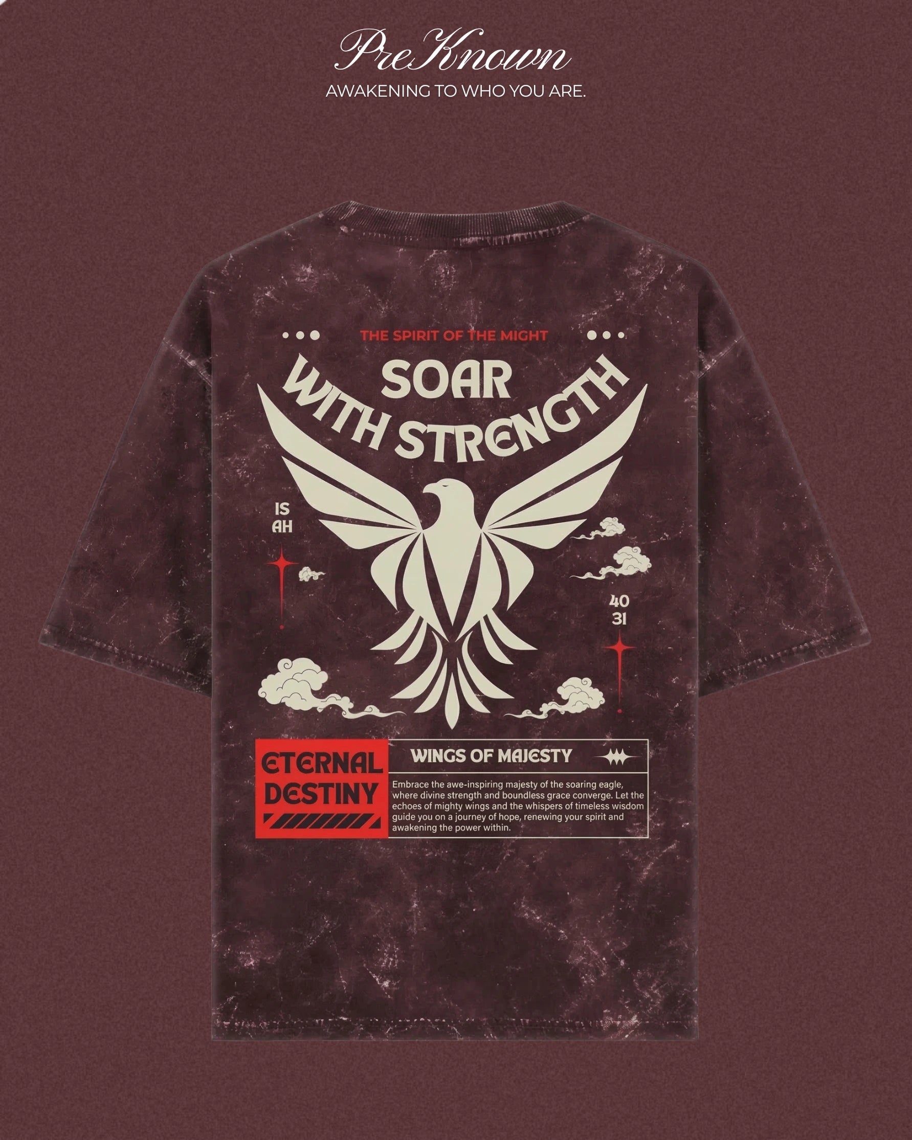 Maroon Eternal Soar T-Shirt