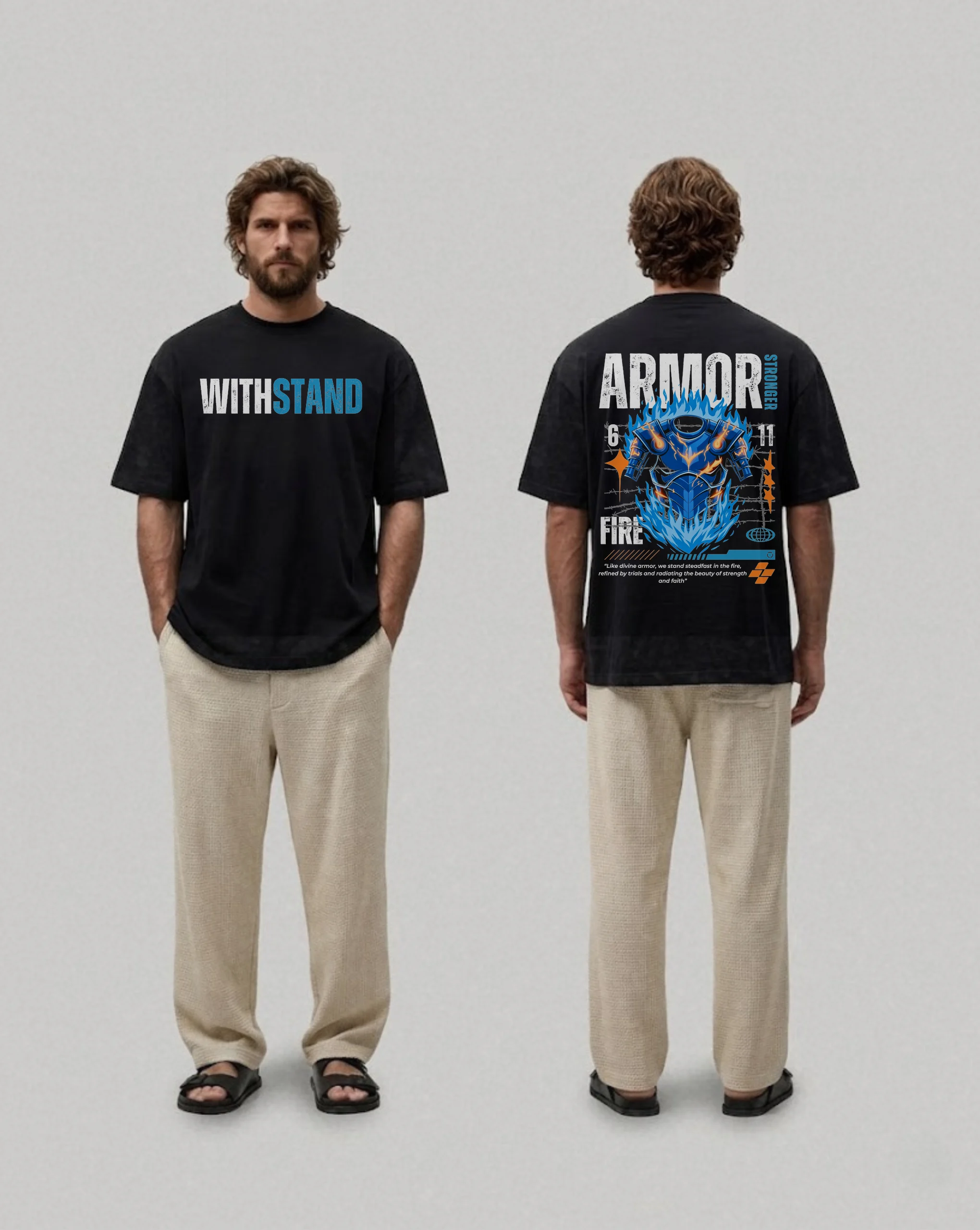 Black Withstand Armor T-Shirt