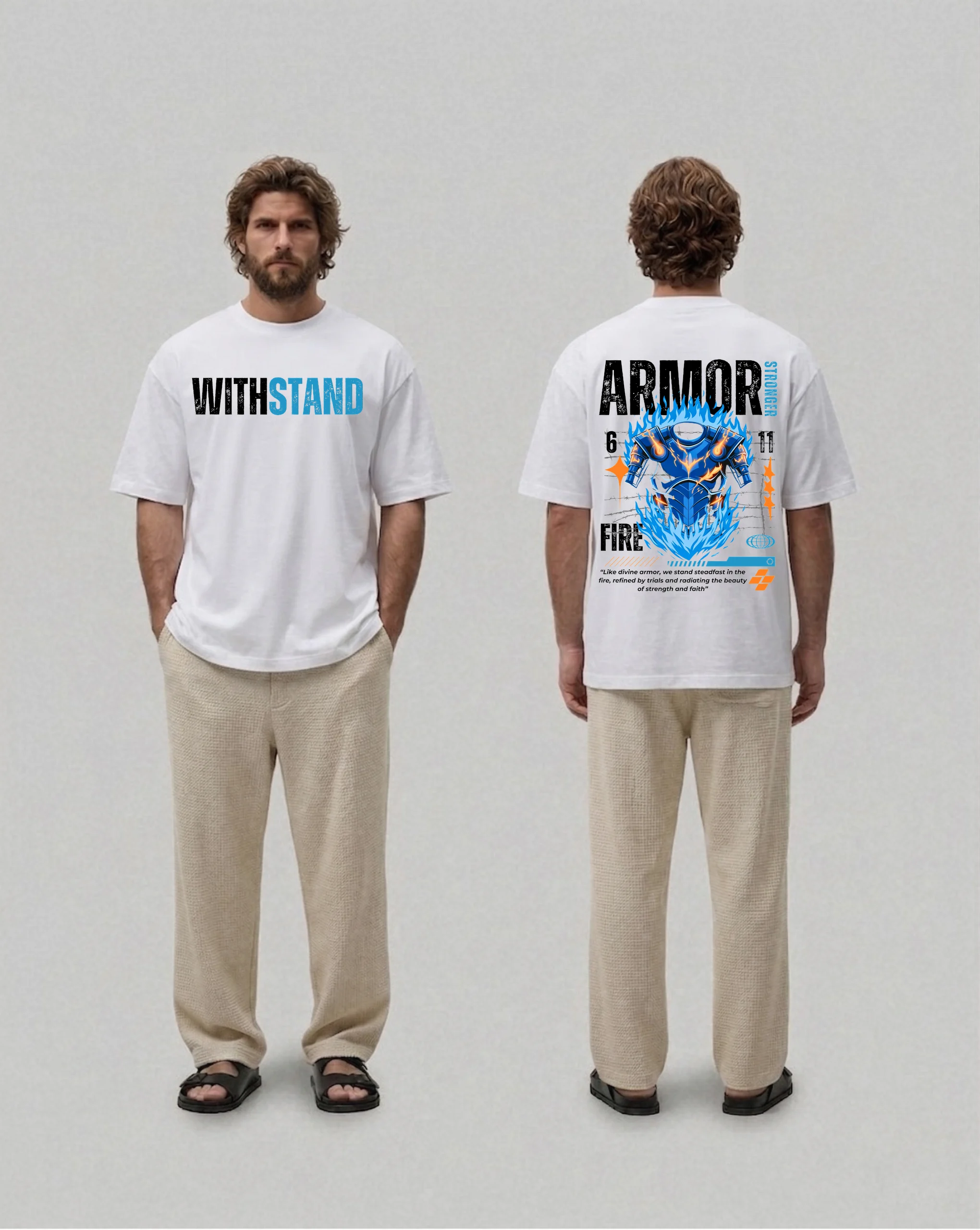 White Withstand Armor T-Shirt